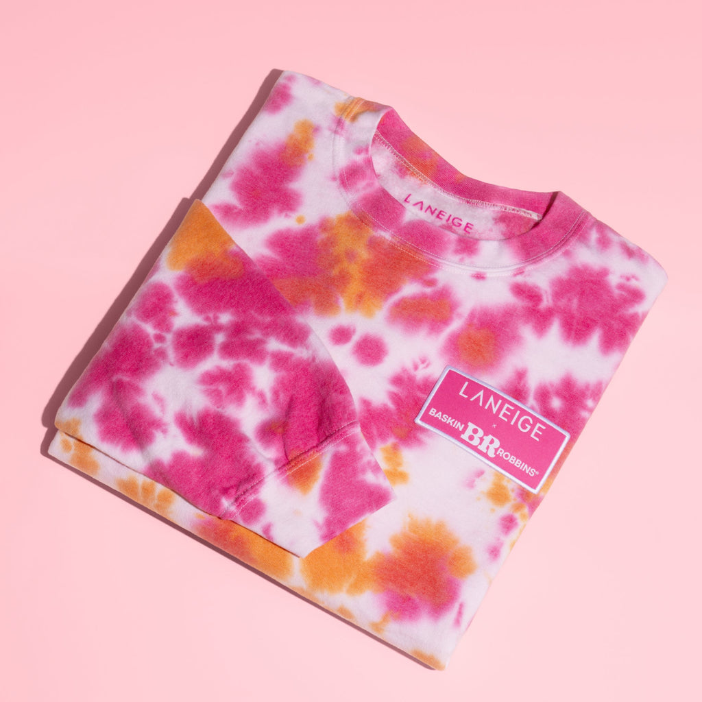 LANEIGE x Baskin-Robbins™ Tie-Dye Crewneck