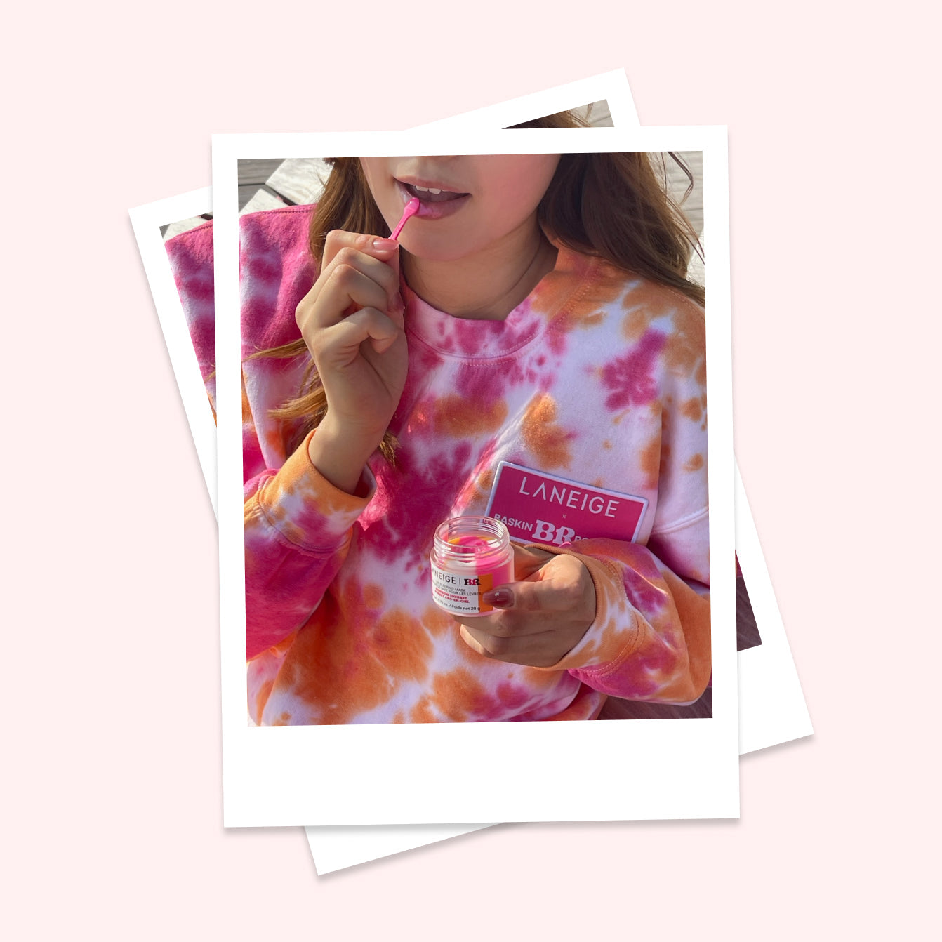 LANEIGE x Baskin-Robbins™ Tie-Dye Crewneck