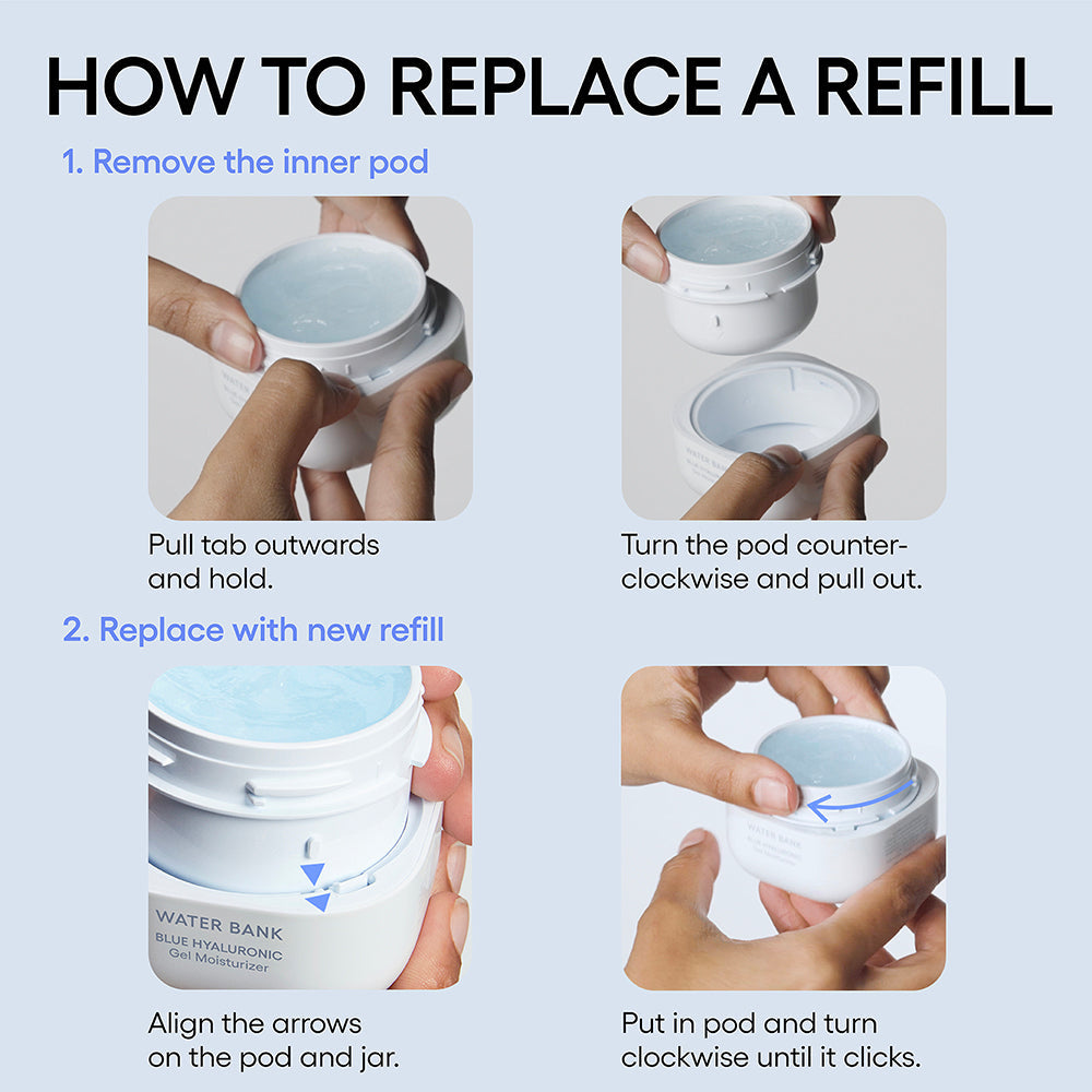 Water Bank Blue Hyaluronic Gel + Refill Duo